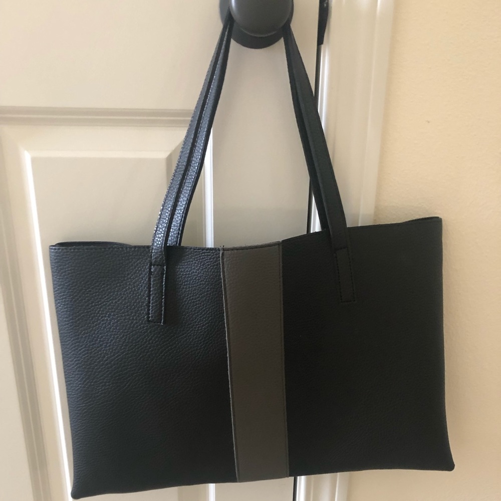 Vince Camuto tote. Black and gray.